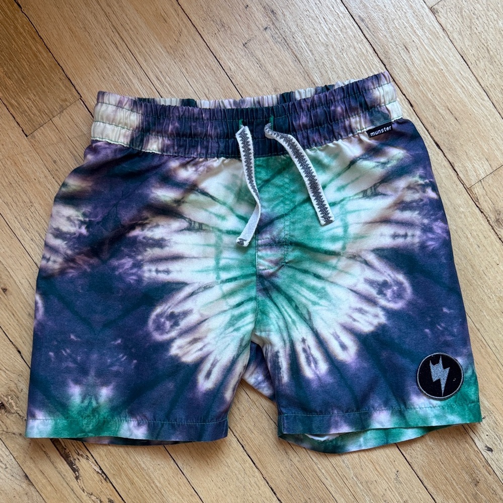 MUNSTER Kids Tie-Dye Shorts